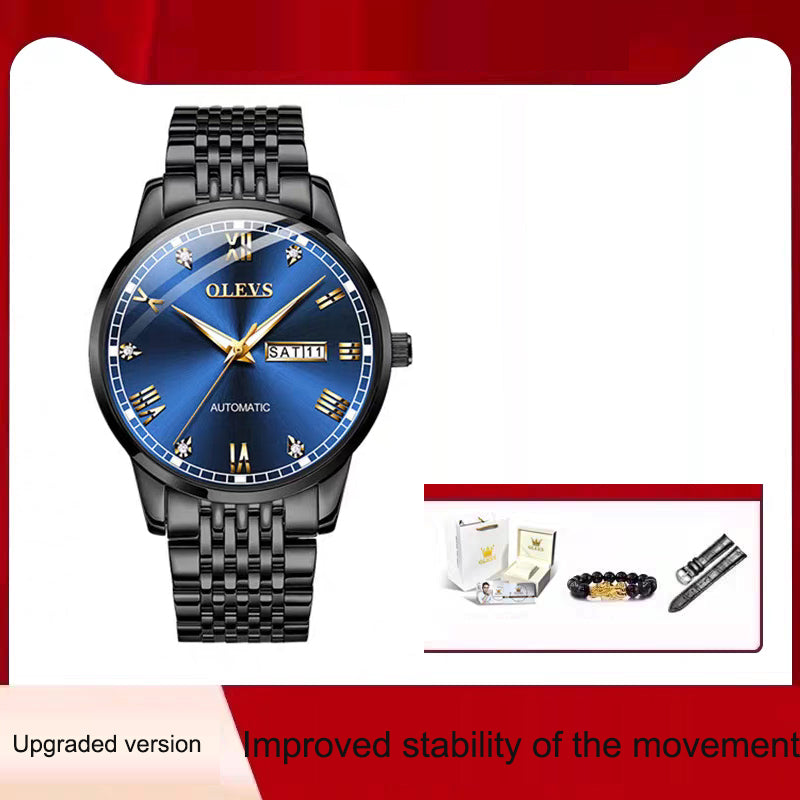 Men's Watch Men's Mechanical Watch Fully Automatic Simple Wind Waterproof Night Light Watch